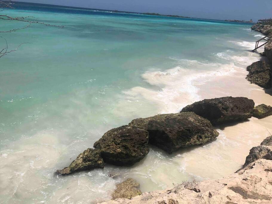 Cozy 1-Bedroom Apartment Minutes Away Drive To Mangel Halto Beach Savaneta Luaran gambar